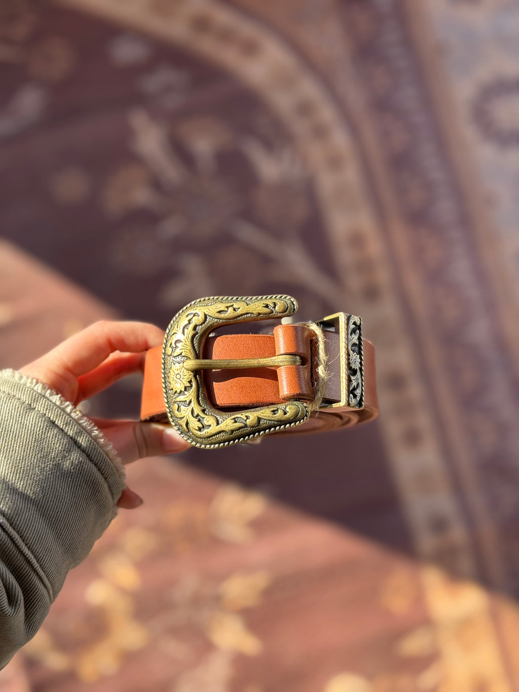Tan Marigold Belt