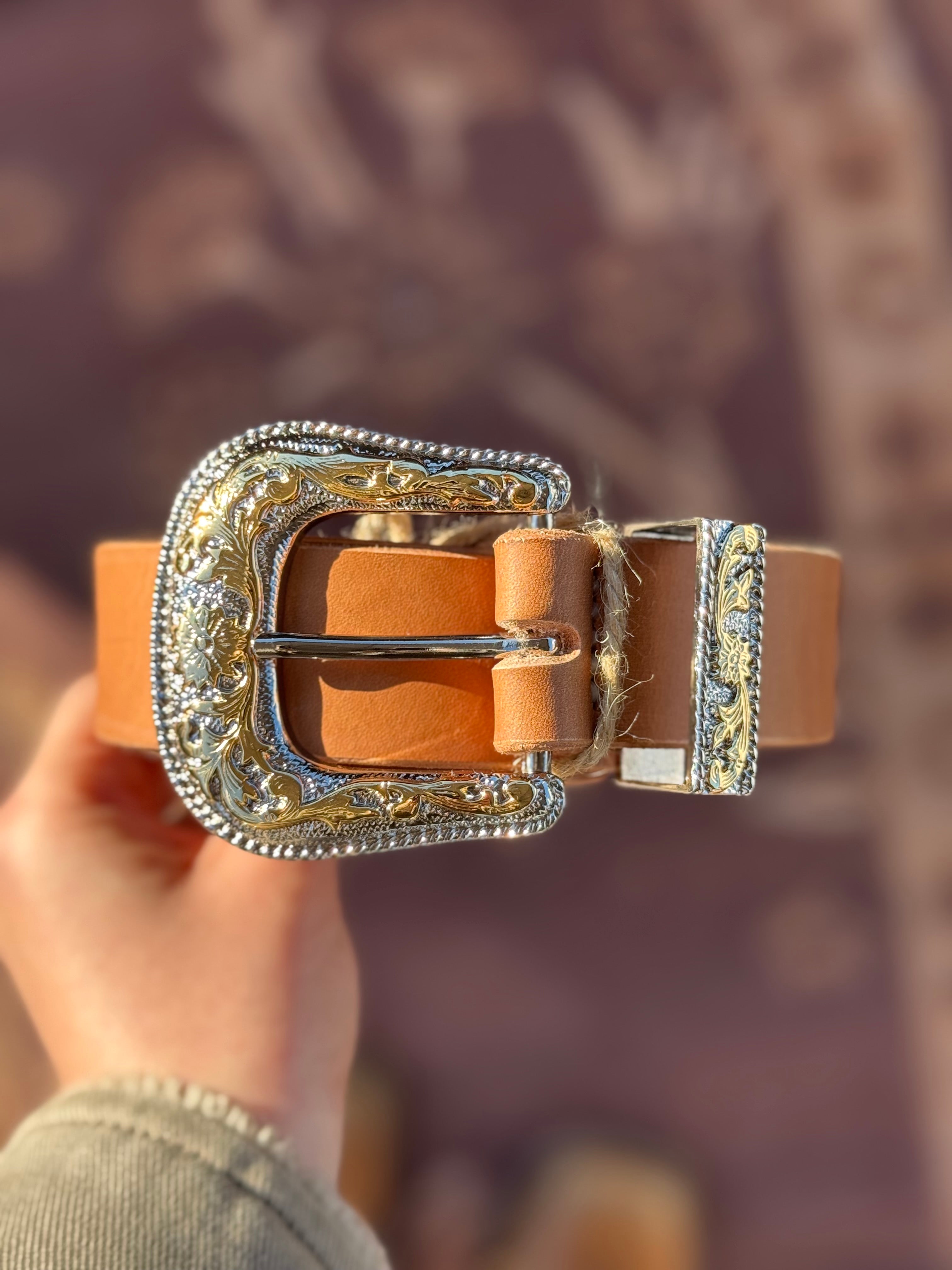 Bone Marigold Belt