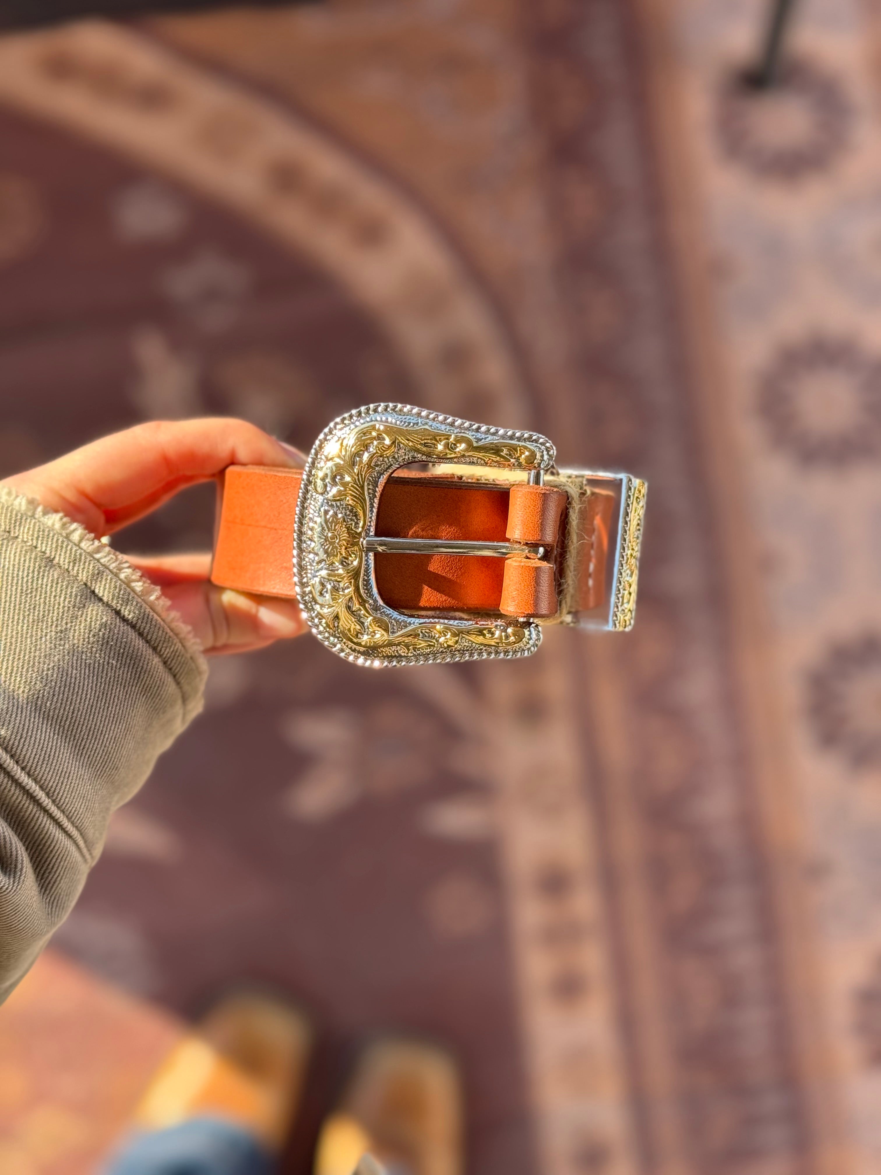 Tan Marigold Belt