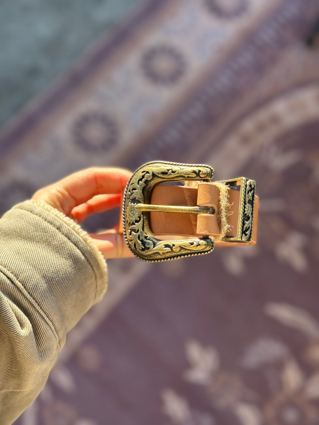 Bone Marigold Belt